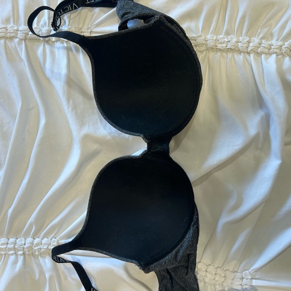 Victorias Secret THE T-SHIRT Push-Up Bra Heather Grey - Picture 2 of 9